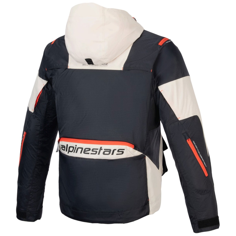 Chaqueta de moto Alpinestars MOGRESS AIR en negro-almendra-naranja