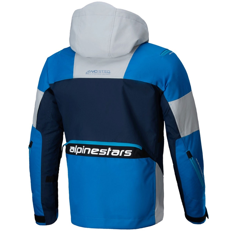 Chaqueta de moto Alpinestars MOGRESS AIR azul-azul oscuro-gris
