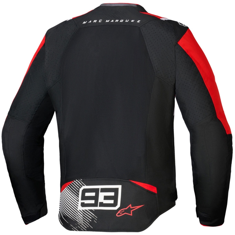 Chaqueta de moto Alpinestars T-SPS Air V2 MM93 colección rojo-negro-blanco