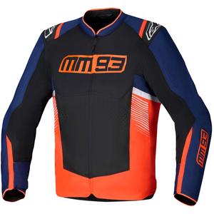 Chaqueta de moto Alpinestars T-SPS Air V2 MM93, colección fluorescente, rojo-azul-negro-blanco