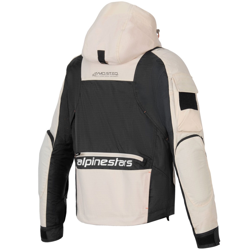 Chaqueta de moto para mujer Alpinestars MOLLY AIR en color negro-almendra