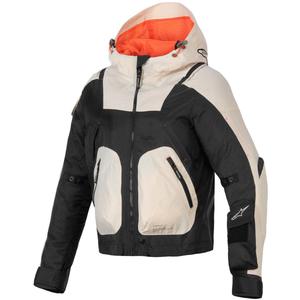 Chaqueta de moto para mujer Alpinestars MOLLY AIR en color negro-almendra