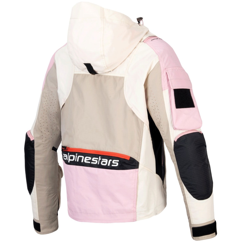 Chaqueta de moto Alpinestars MOLLY AIR para mujer en color arena-rosa-almendra