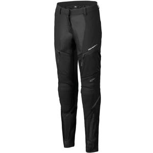 Pantalones de moto Alpinestars STELLA TROOP-AIR para mujer, color negro-negro