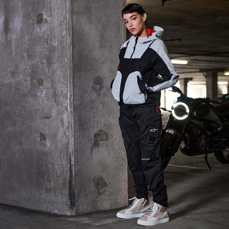 Pantalones de moto Alpinestars ACTEA para mujer, color negro
