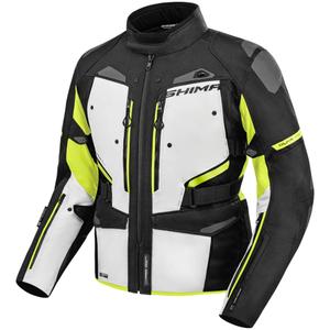 Chaqueta de moto Shima Dune amarillo flúor