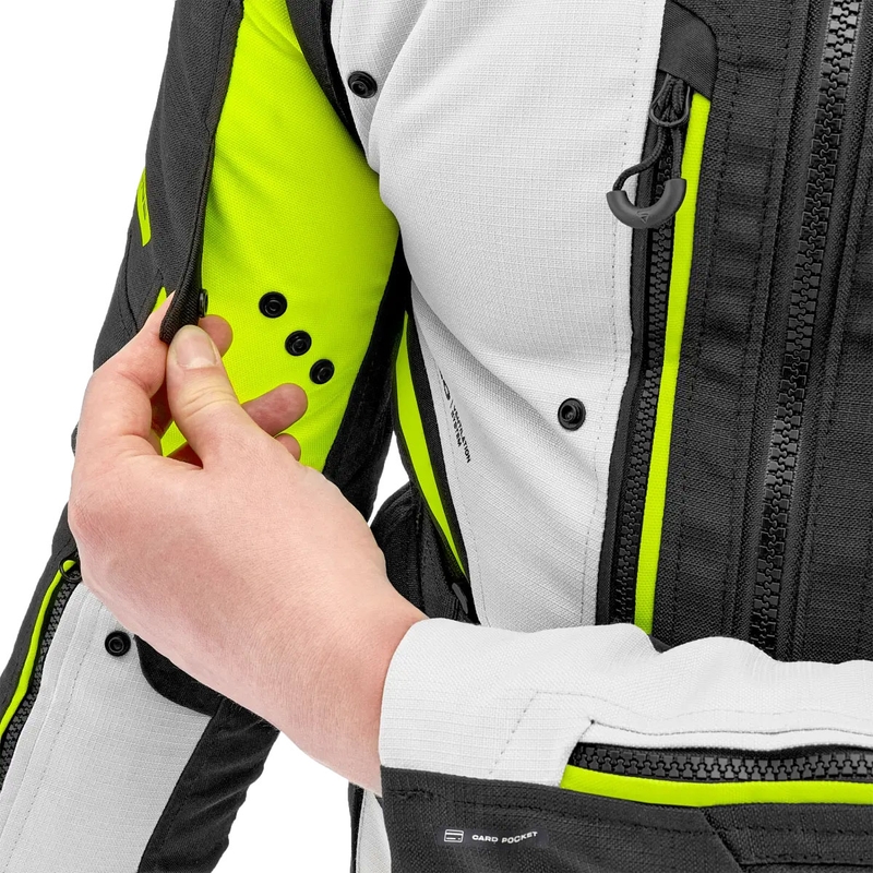 Chaqueta de moto Shima Dune amarillo fluo