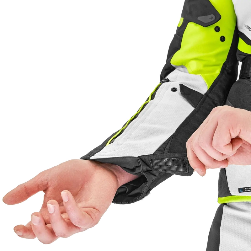 Chaqueta de moto Shima Dune amarillo fluo