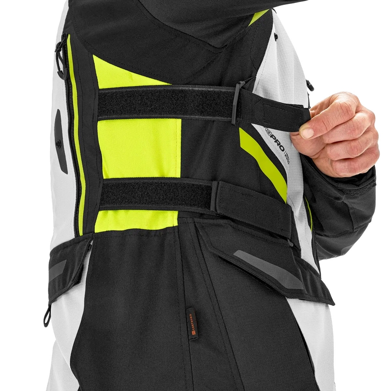 Chaqueta de moto Shima Dune amarillo fluo