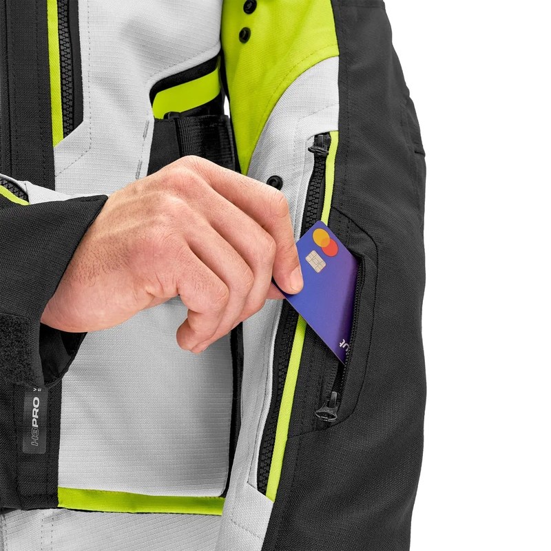 Chaqueta de moto Shima Dune amarillo fluo