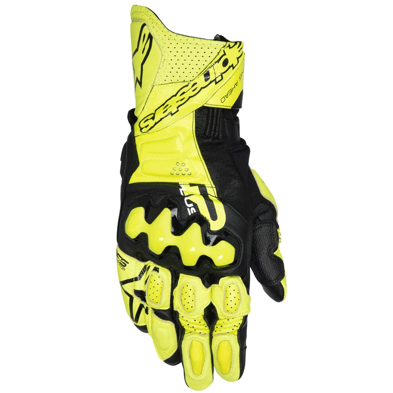 Guantes de moto Alpinestars GP Plus R V3 amarillo fluo-negro