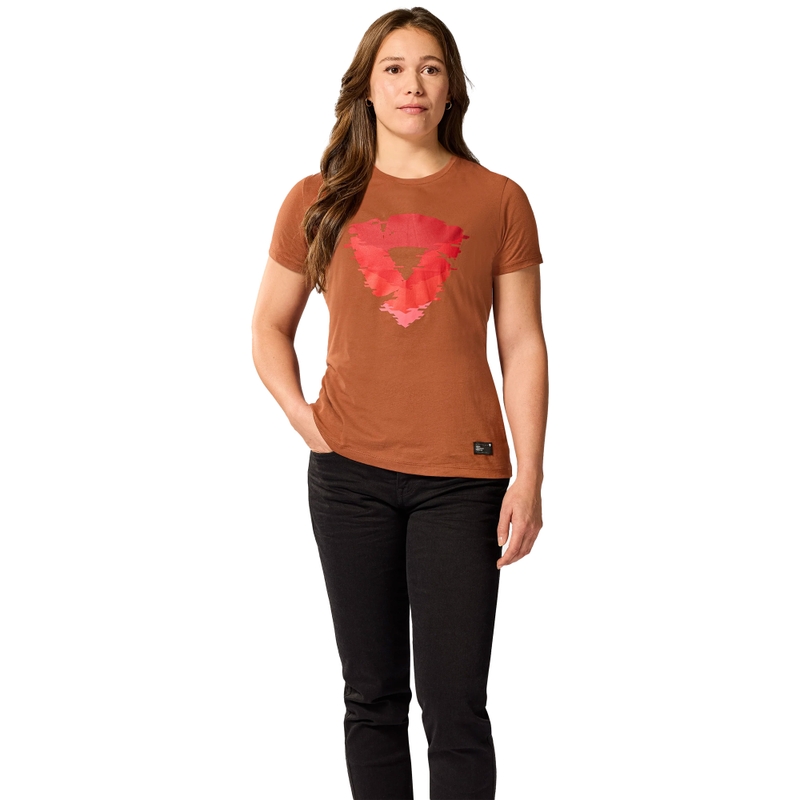 Camiseta roja Heather para mujer de Revit