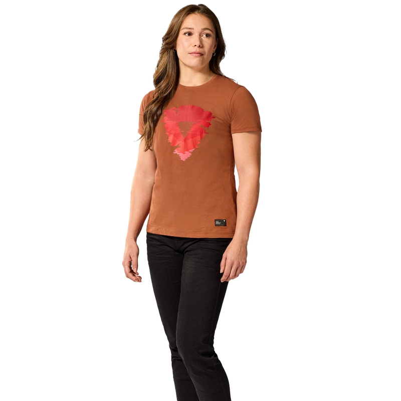 Camiseta roja Heather para mujer de Revit