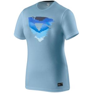 Camiseta azul jaspeada para mujer de Revit