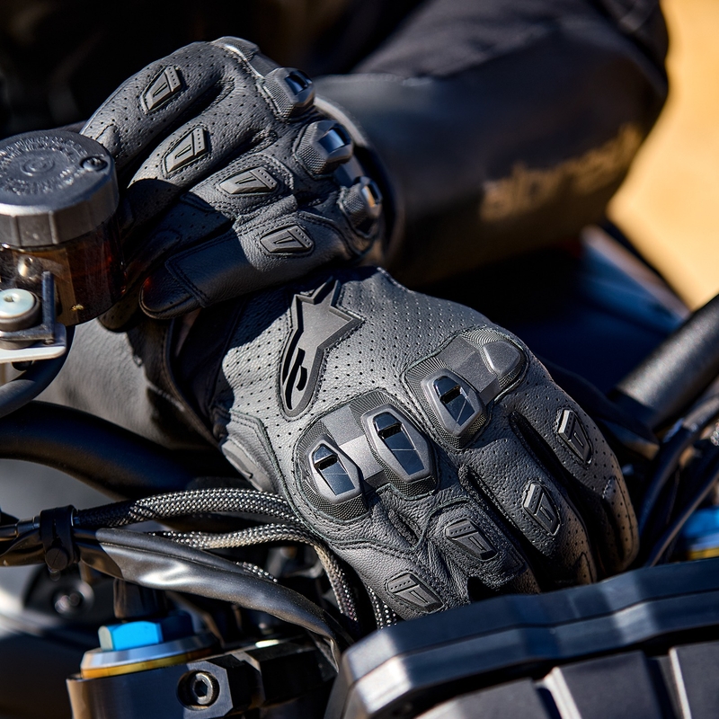 Guantes de moto Alpinestars SP X 7 negro-negro