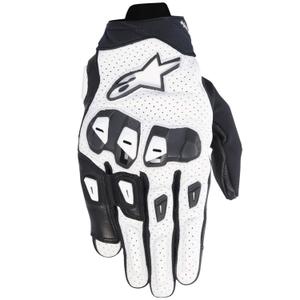 Guantes de moto Alpinestars SP X 7 blanco-negro