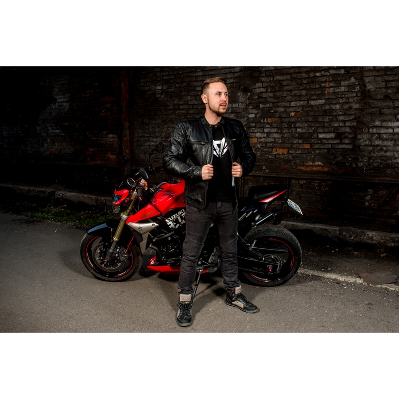 Bunda na motorku Street Racer Spirit černá