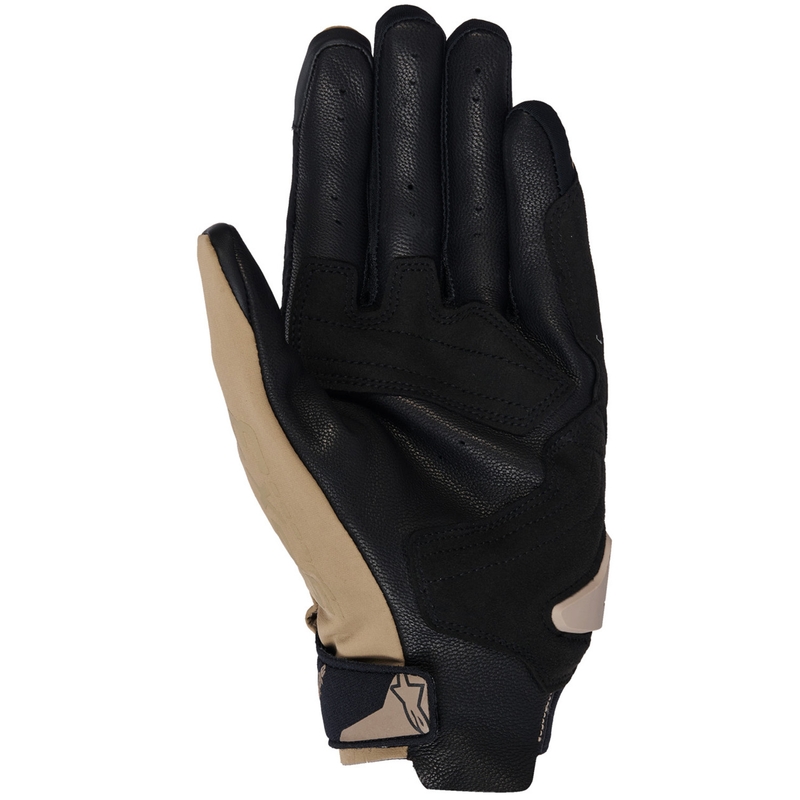 Guantes de moto Alpinestars SP X 3 en color caqui oscuro, arena y negro