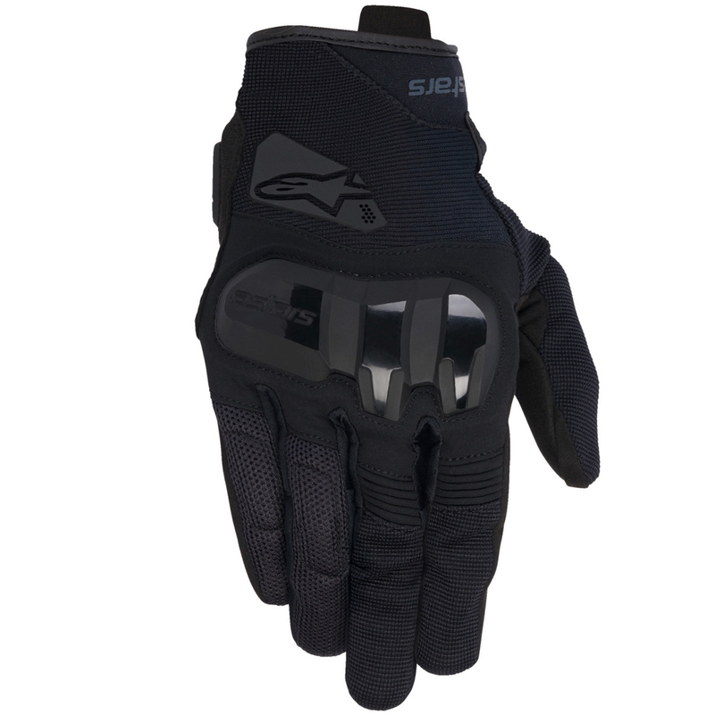 Guantes de moto para mujer Alpinestars Chrome V2 negro-gris oscuro