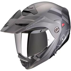 Casco de moto abatible Scorpion ADX-2 GALANE negro-plata mate