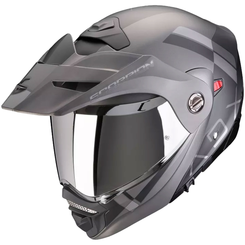 Casco de moto abatible Scorpion ADX-2 GALANE negro-plata mate liquidación
