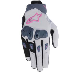 Guantes de moto para mujer Alpinestars STELLA SP X 3 gris-gris oscuro-negro-rosa
