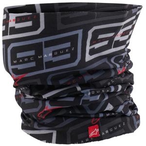 Colección de polainas de cuello Alpinestars MM93 en negro, blanco, gris y rojo