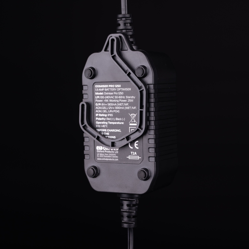 Cargador de batería Oxford Oximiser Pro 1250 1,3 A, 6/12 V, 3,5-40 Ah