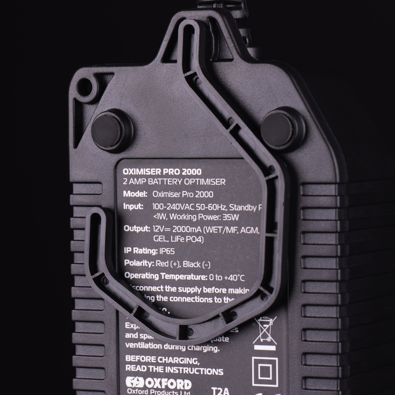 Cargador de batería Oxford Oximiser Pro 2000 2A, 12V, 8-80Ah