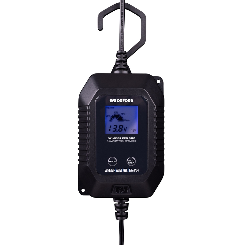 Cargador de batería Oxford Oximiser Pro 5000 5A, 12V, 40-120Ah