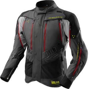 Chaqueta de moto Rebelhorn Hardy 3.0 antracita-gris-amarillo