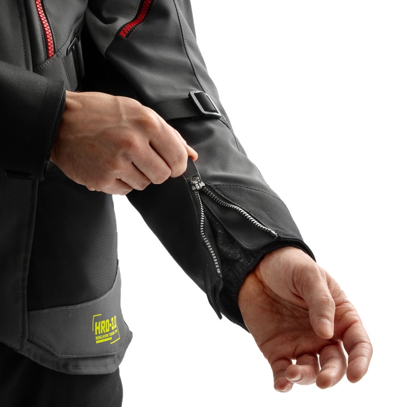 Chaqueta de moto Rebelhorn Hardy 3.0 antracita-gris-amarillo