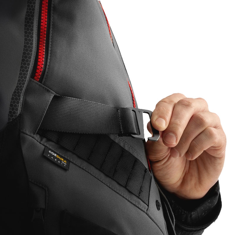 Chaqueta de moto Rebelhorn Hardy 3.0 antracita-gris-amarillo