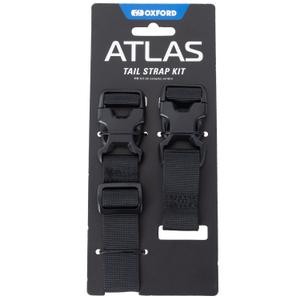Kit de correas de cola Oxford Atlas Advanced, color negro