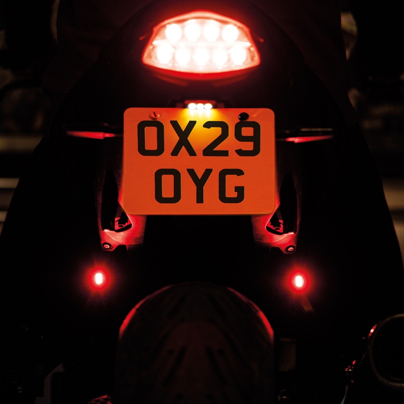 Luces adicionales Oxford Run light set trasero negro