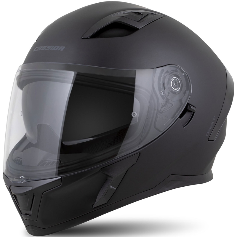 Casco integral Cassida Orbit Solid negro mate-negro