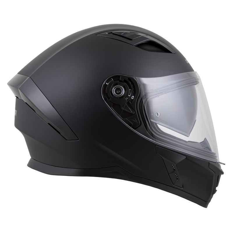Casco integral Cassida Orbit Solid negro mate-negro
