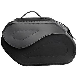 Bolsas de cuero para moto RSA S221 con cerradura en color negro