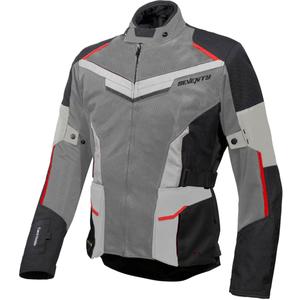 Chaqueta de moto Seventy Degrees SD-JT70 Atacama negra, gris y roja