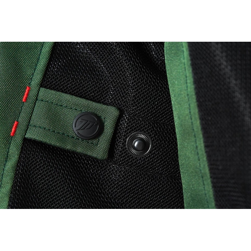 Chaqueta de moto Seventy Degrees SD-JT66 Sahara Khaki Red