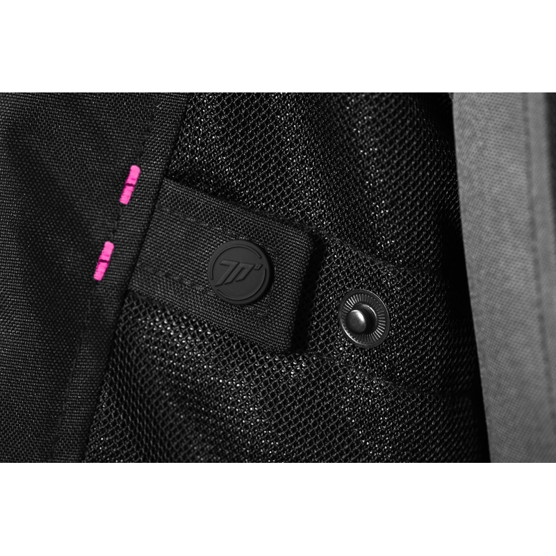Chaqueta de moto para mujer Seventy Degrees SD-JT68 Sahara gris-rosa