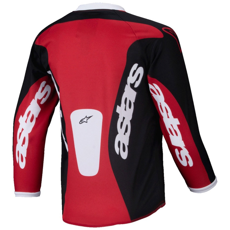 Maillot motocross Alpinestars Racer Veil Niño negro y rojo