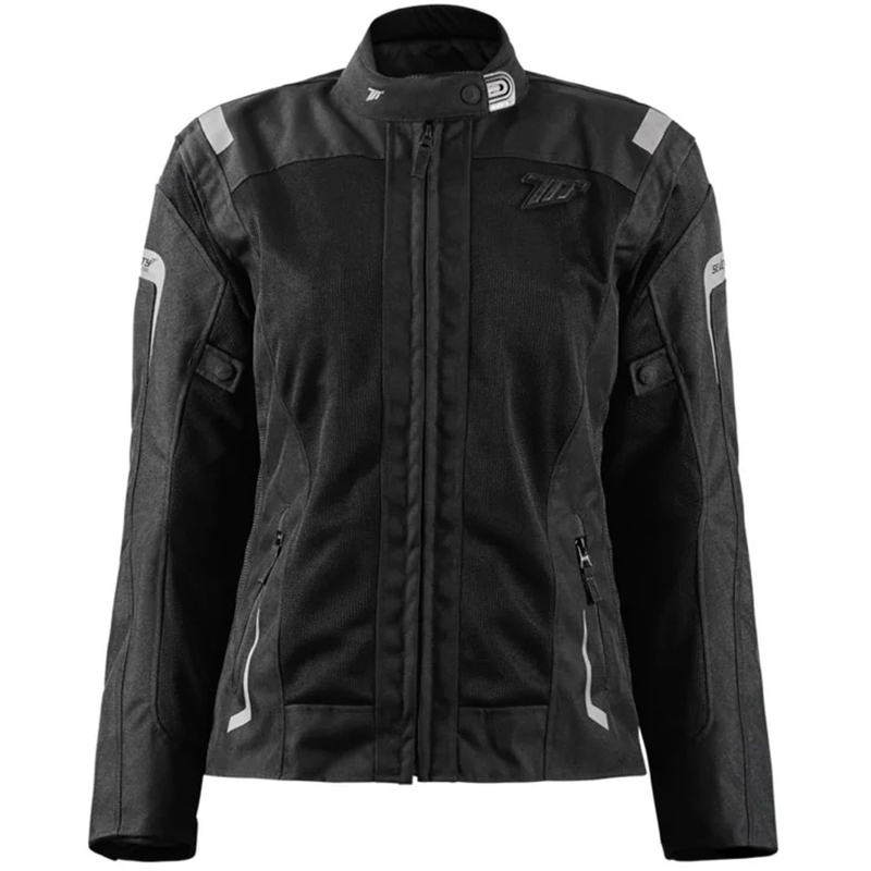 Chaqueta de moto para mujer Seventy Degrees SD-JT68 Sahara negra