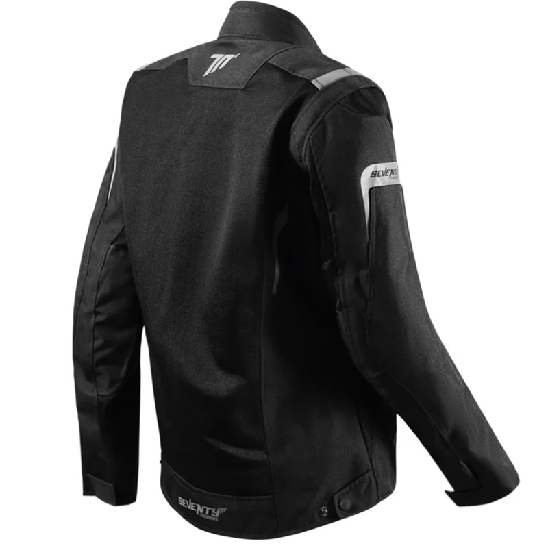 Chaqueta de moto para mujer Seventy Degrees SD-JT68 Sahara negra