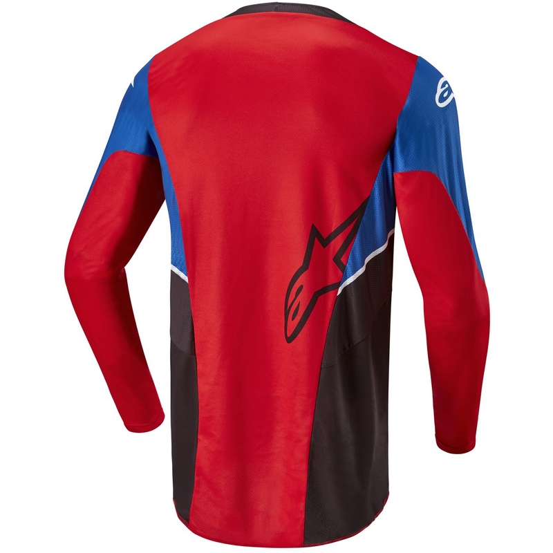 Camiseta de motocross Alpinestars Racer Iconic Honda Collection en rojo, negro, azul y blanco