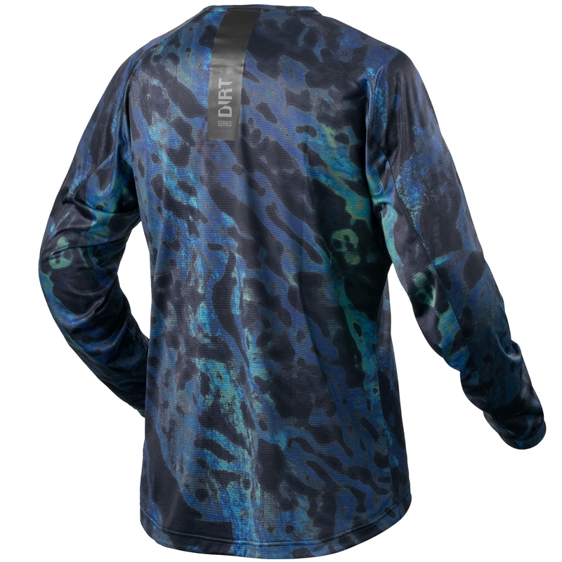 Maillot motocross Revit Emulsión azul-negro