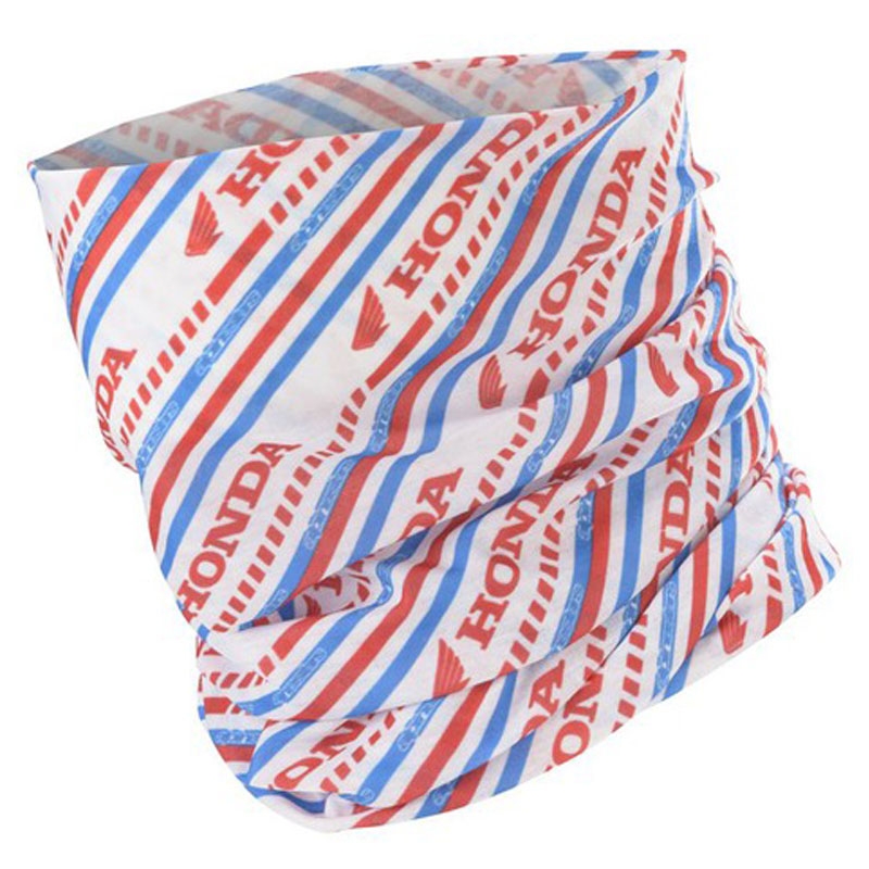 Alpinestars Honda Neck Tube Neckwarmer Collection blanco-rojo-azul