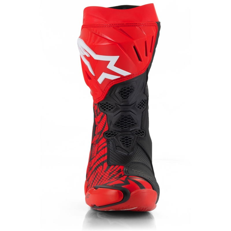 Botas de moto Alpinestars Supertech R Vented edición limitada Francesco Bagnaia rojo-negro