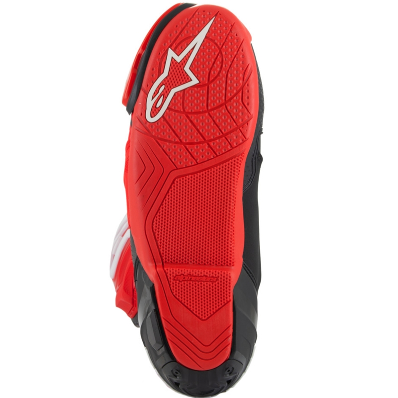 Botas de moto Alpinestars Supertech R Vented edición limitada Francesco Bagnaia rojo-negro