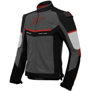 Chaqueta de moto Seventy Degrees SD-JR60 Thunder negra y roja